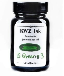 KWZ INK Handmade Fountain Pen Inks 1202-IG Green #3