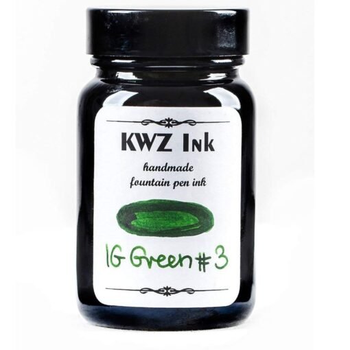 KWZ INK Handmade Fountain Pen Inks 1202-IG Green #3