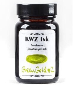 KWZ INK Handmade Fountain Pen Ink Made In Poland -4305-Green Gold #2
