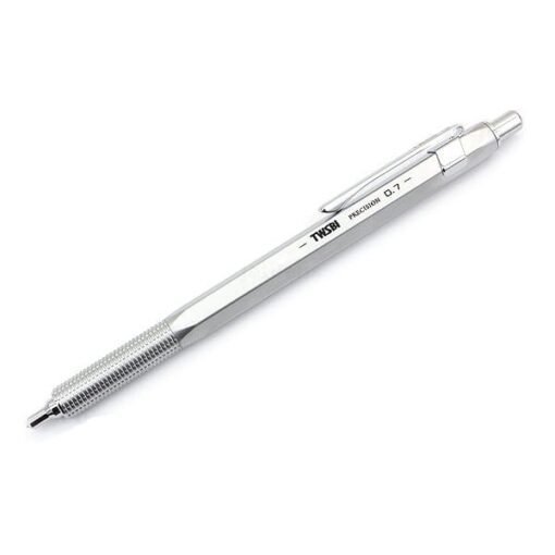 TWSBI Precision Mechanical Pencil - Retractable Tip - 0.7 Mm - Silver