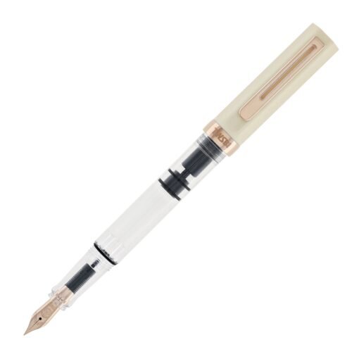 TWSBI Eco Fountain Pen In Creme With Rosegold Trim - Image 4