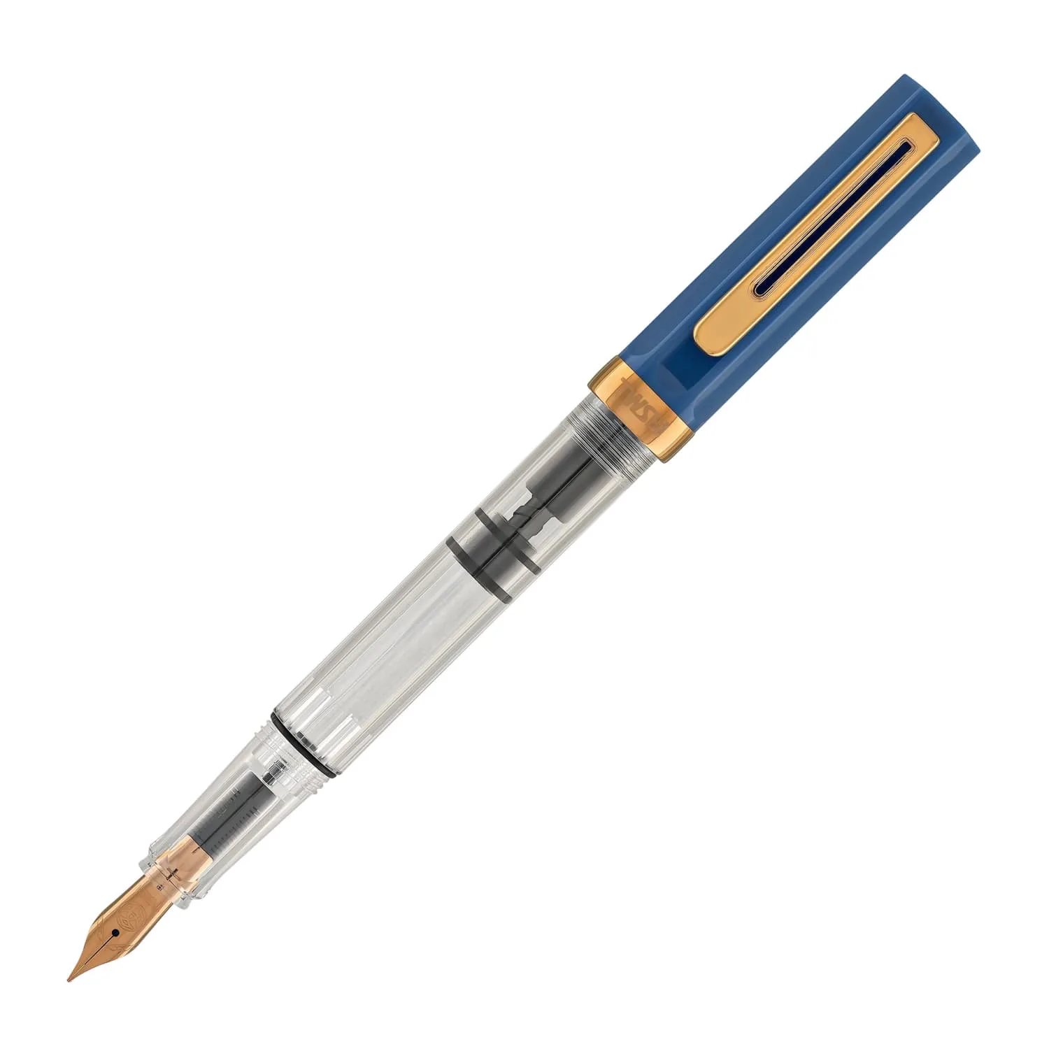 TWSBI Eco Fountain Pen In Indigo Blue With Bronze Trim - Image 4