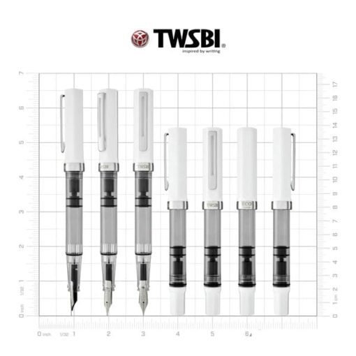 Twsbi Eco Fountain Pen White - Image 5