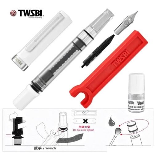 Twsbi Eco Fountain Pen White - Image 2