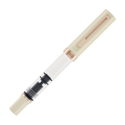 TWSBI Eco Fountain Pen In Creme With Rosegold Trim - Image 2