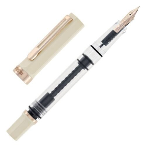 TWSBI Eco Fountain Pen In Creme With Rosegold Trim - Image 3