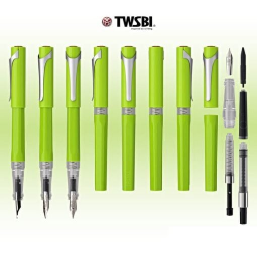 TWSBI Swipe Fountain Pen In Pear Green - Image 3
