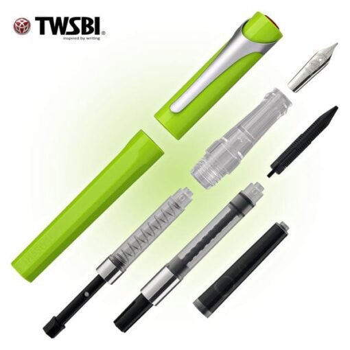 TWSBI Swipe Fountain Pen In Pear Green - Image 5