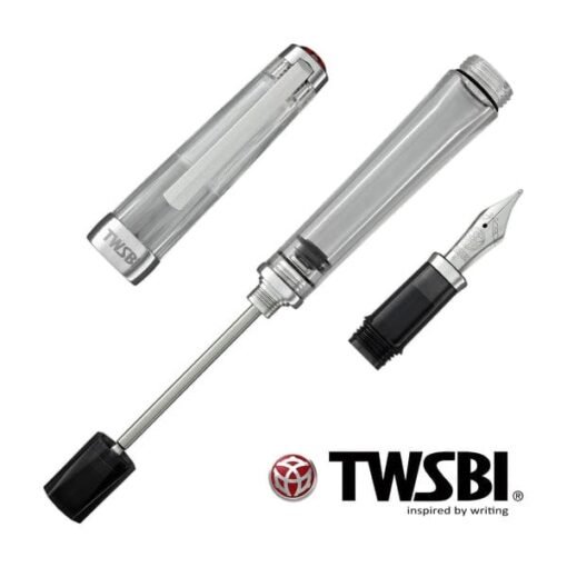 TWSBI Vac700R Fountain Pen - Clear - Image 4