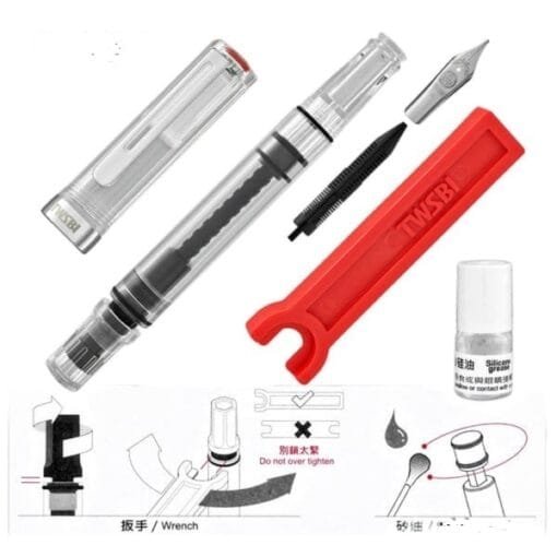 TWSBI Eco Fountain Pen Clear White - Image 4