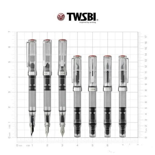 TWSBI Eco Fountain Pen Clear White - Image 2