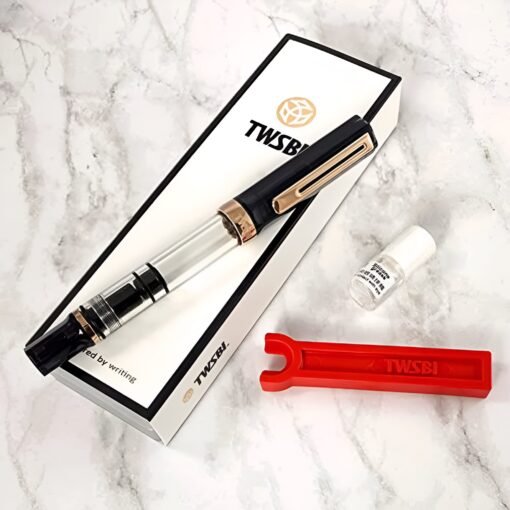 TWSBI Eco Smoke RGT: Elegant Rose Gold Fountain Pen - Image 4
