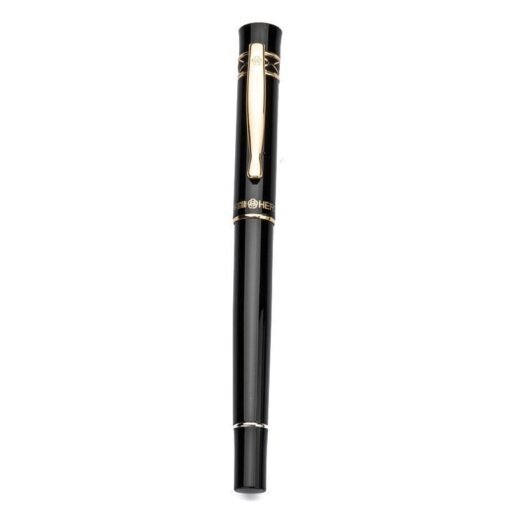 HERO 375 Fountain Pen – Lacquered Black, Medium Nib - Image 4
