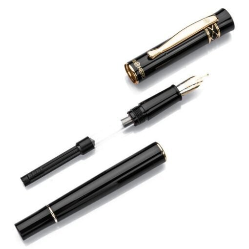 HERO 375 Fountain Pen – Lacquered Black, Medium Nib - Image 2