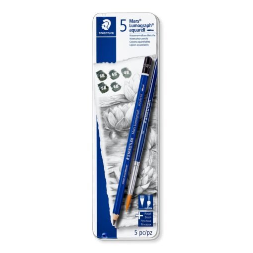 STAEDTLER Lumograph Aquarell water soluble Black Lead Pencils - 100A - Image 7