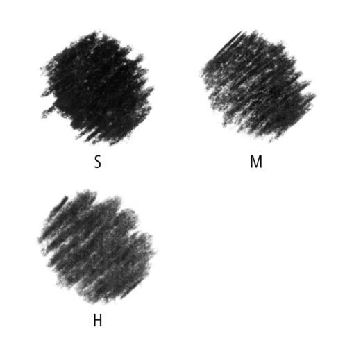 STAEDTLER Mars Lumograph Charcoal Pencils- H,M,S and one paper stump-100C - Image 3