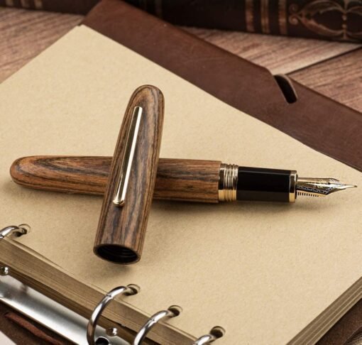 ARISTA Sandwood Fountain Pen With Converter In Gift Box - Medium Nib - Image 3