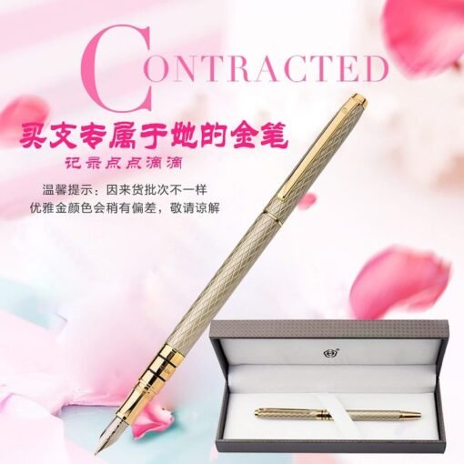 HERO 703: Luxurious Gold-Plated Fountain Pen - Image 5