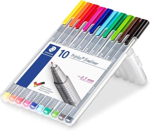 STAEDTLER Triplus Fine liner set of (10+1) nos. 334 - Image 5
