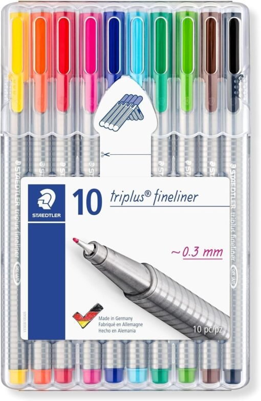 STAEDTLER Triplus Fine liner set of (10+1) nos. 334