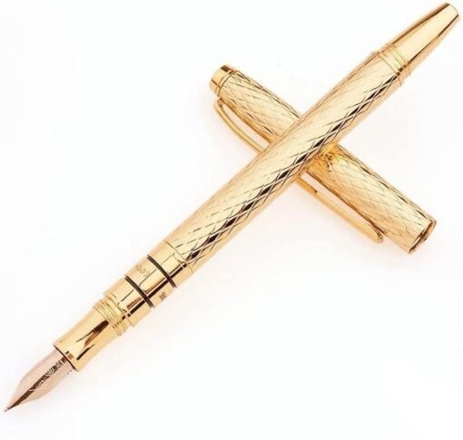 HERO 703: Luxurious Gold-Plated Fountain Pen - Image 3