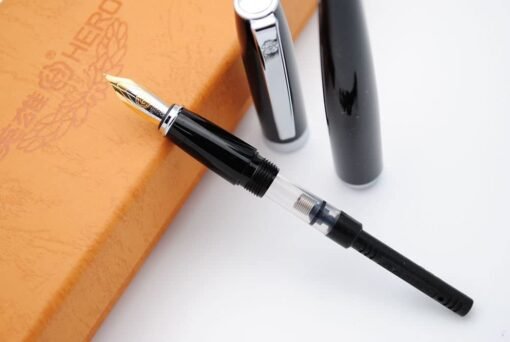 HERO 382: Sleek Metal Fountain Pen - Image 4