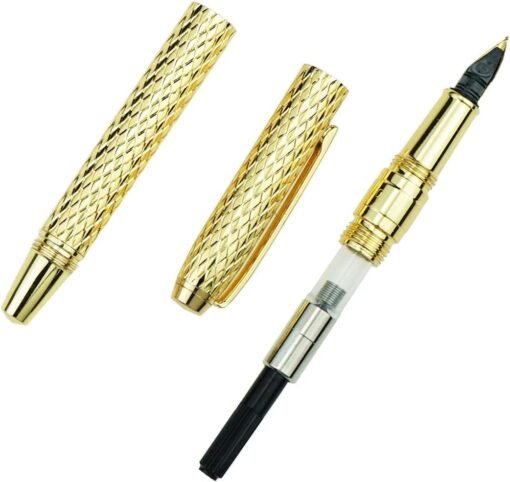 HERO 703: Luxurious Gold-Plated Fountain Pen - Image 8
