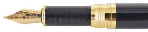 HERO 975: Sleek Black Metal Fountain Pen - Image 3
