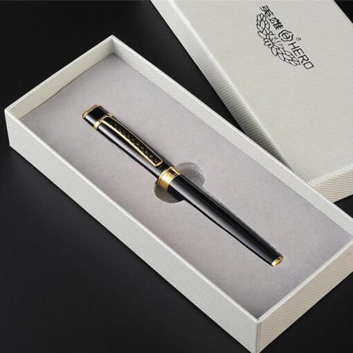 HERO 979: Elegant Black Fountain Pen - Image 3