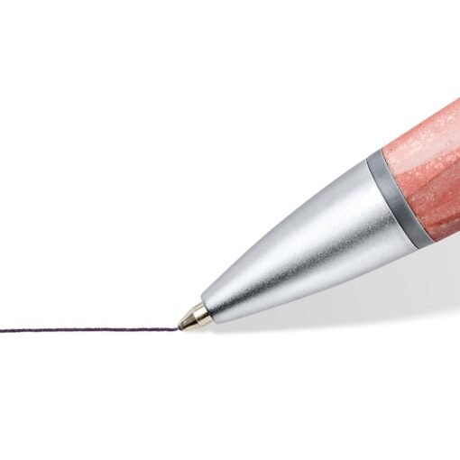 STAEDTLER Concrete Ballpoint pen hexagonal shape in Steel / Red -441 - Image 4