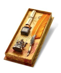 GANESHA Antique Dip Feather Pen