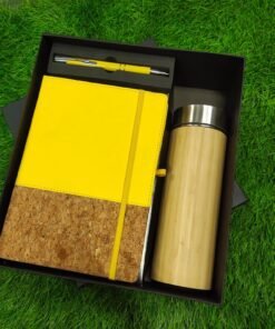 Penshelf Customized Product- Yellow and Wood color