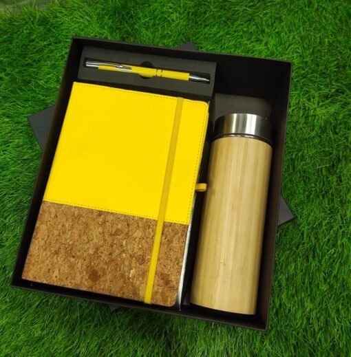 Penshelf Customized Product- Yellow and Wood color