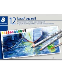STAEDTLER Karat Aquarell Pencils : In Metal case - 12 Pencils
