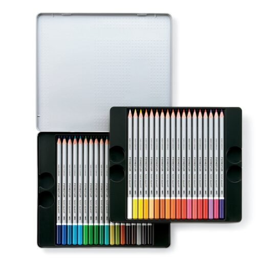 STAEDTLER Karat Aquarell Pencils : In Metal case - 36 Pencils - Image 3