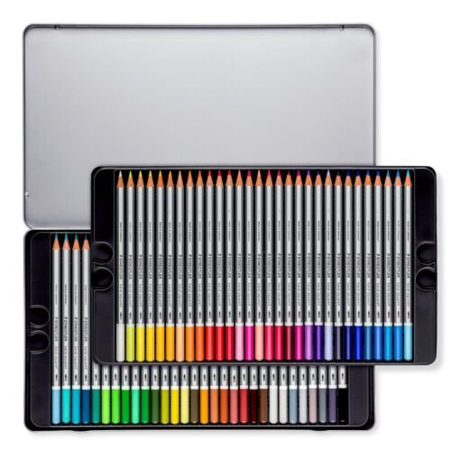 STAEDTLER Karat Aquarell Pencils : In Metal case - 60 Pencils - Image 4