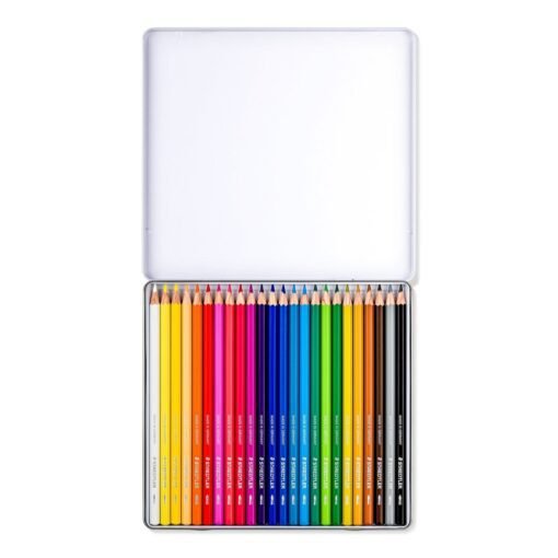 STAEDTLER Design Journey Aquarell Colour Pencils – 24 Pencils in Metal Case - Image 3