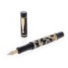 GIOIA Alleria Tramonto Fountain Pen – Black Resin, Gold Trim