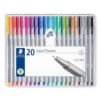 STAEDTLER Triplus Fine liner pack of 20 colors - 334 SB 20
