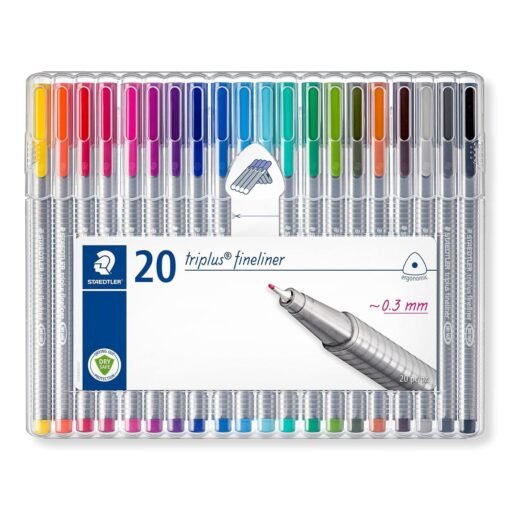 STAEDTLER Triplus Fine liner pack of 20 colors - 334 SB 20