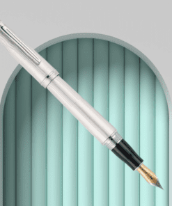 Scrikss Heritage Platinum Fountain Pen – Platinum-Plated Brass