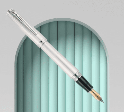 Scrikss Heritage Platinum Fountain Pen – Platinum-Plated Brass