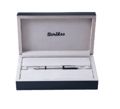 SCRIKSS 1964 Fountain Pen in Wooden Box: Elegant Writing Instrument in Luxurious Presentation - Image 3