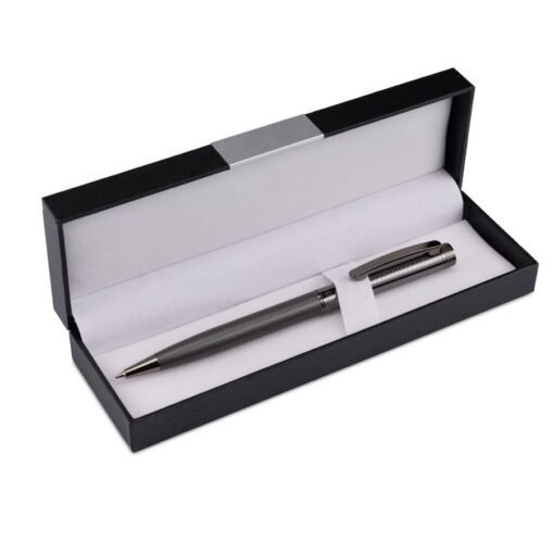 HORNER Levio Pen Series: Fountain, Rollerball, and Ballpoint Pens with Matte Grey Barrel - Image 6