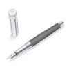 STAEDTLER Corium Simplex Pen Series: Handcrafted Leather Barrel, Chrome-Plated Accents