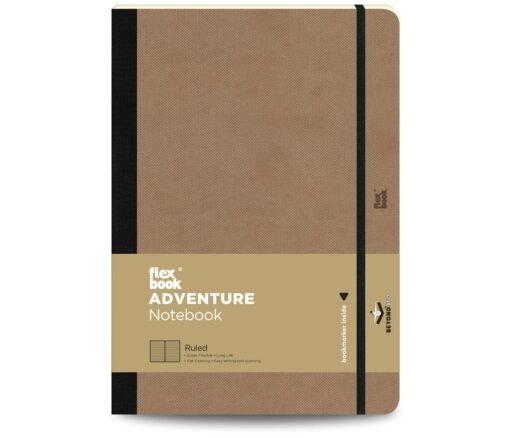 FLEXBOOK Adventure Notebooks: Durable Leatherette Cover, 85gsm Ivory Paper - Image 4