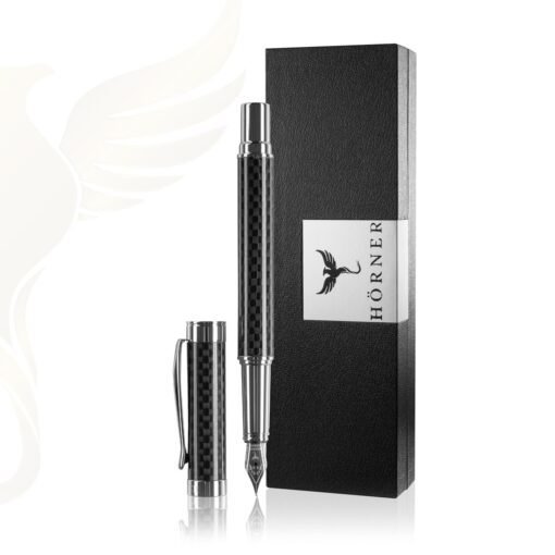 HORNER One Pen Series: Carbon Fiber Barrel, Chrome Accents - Image 7