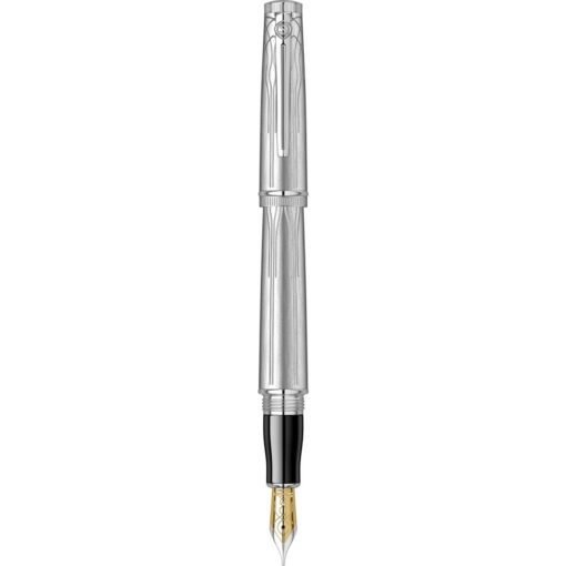 Scrikss Heritage Platinum Fountain Pen – Platinum-Plated Brass - Image 2