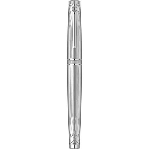 Scrikss Heritage Platinum Fountain Pen – Platinum-Plated Brass - Image 3