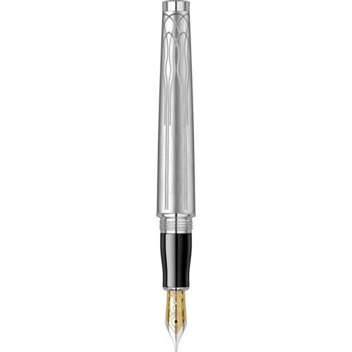 Scrikss Heritage Platinum Fountain Pen – Platinum-Plated Brass - Image 4